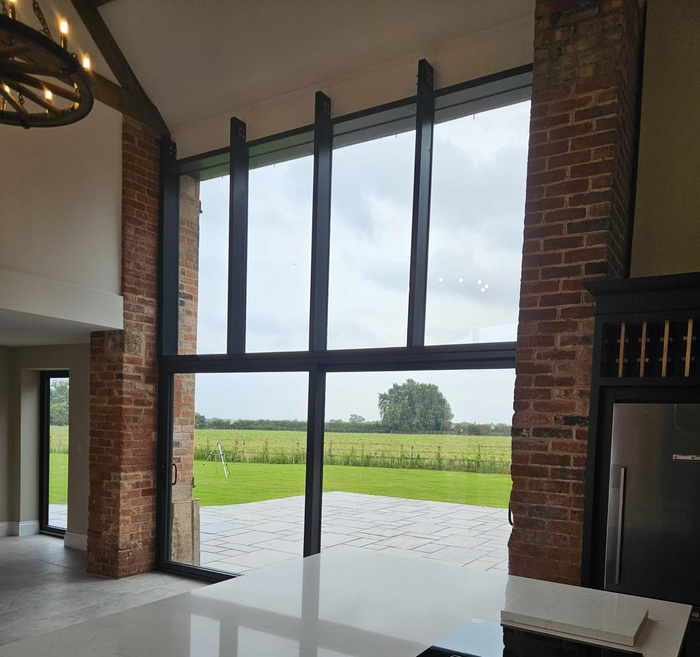 Aluminium Doors and Windows for a Barn Conversion in Kneeton