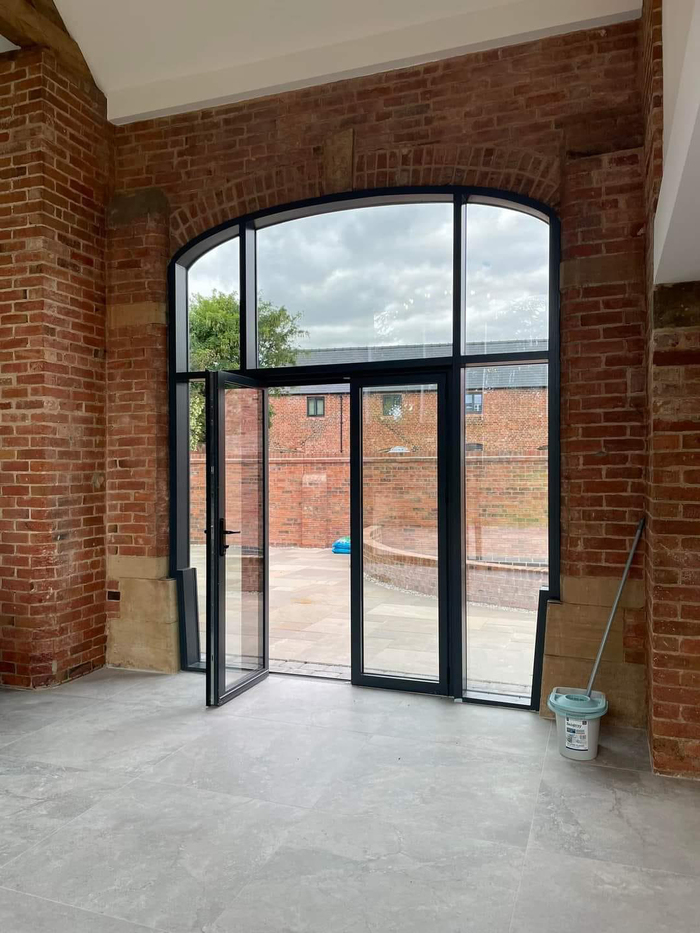 Aluminium Doors and Windows for a Barn Conversion in Kneeton